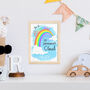Personalised Kid's Rainbow Wall Print, thumbnail 10 of 12