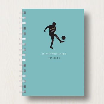 Personalised Football Lover's Journal Or Notebook, 7 of 10