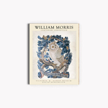 William Morris Owl Art Print, 3 of 3
