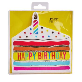 Happy Birthday Star Paper Napkins, 3 of 4