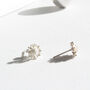 Sterling Silver Daisy Flower Earrings In A Gift Box, thumbnail 3 of 8