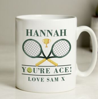 Personalised Tennis Mug Gift, 5 of 5