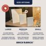 Personalised Dad Photo Lego® Brick Block: Custom Father's Day Gift For Him From Kids, thumbnail 3 of 4