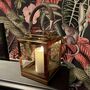 Copper Hurricane Lantern With Rope Handle, thumbnail 7 of 10