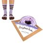 Berry Berry Donut Socks Novelty Gift For Foodie, thumbnail 1 of 7