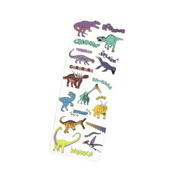 Dinosaurs And Words Bookmark, 4 of 6