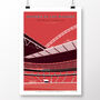 Manchester United Women Fa Cup Wembley Poster, thumbnail 2 of 7