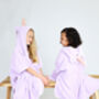 Unicorn Children's Hooded Towel Poncho, thumbnail 3 of 9