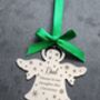 Personalised Christmas Tree Angel With Bow, thumbnail 1 of 2