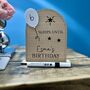 Personalised Birthday Countdown Board, Wipeable, thumbnail 1 of 3