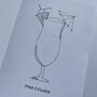 'Classic Cocktails' Colouring Book, thumbnail 9 of 9
