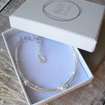Pearl Double Stranded Bracelet, 3 of 4