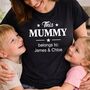 Personalised Mummy T Shirt, thumbnail 1 of 7
