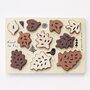 Wooden Tray Puzzle Count To 10 Leaves, thumbnail 2 of 5