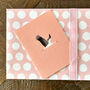 Mini Pink Stork Card, thumbnail 1 of 5