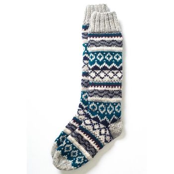 Long Hand Knitted Socks By bibico