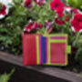 Personalised Small Mutlicolour Red Leather Purse, thumbnail 4 of 11