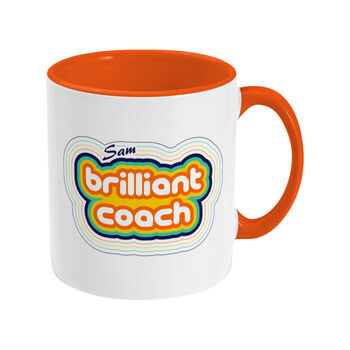 Personalised Brilliant Coach Ceramic Mug, 6 of 7