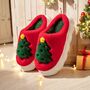 Plush Christmas Tree Bubble Slippers, thumbnail 1 of 11