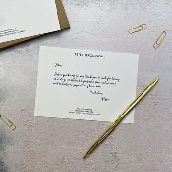 Classic Personalised Correspondence Cards, 6 of 8