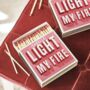 Luxury Personalised 'Light My Fire' Boxed Matches, thumbnail 1 of 4