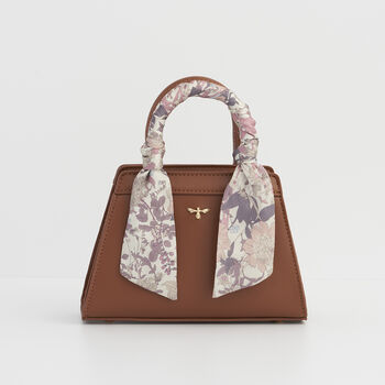 Deco Blooms Mini Tan Tote, 2 of 6