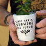 Daddy And Me 'Growing The Future' Plant Pot Gift, thumbnail 1 of 3