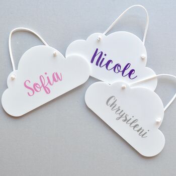 Girls Personalised Hair Bow Holder Neutral Colours, 5 of 8
