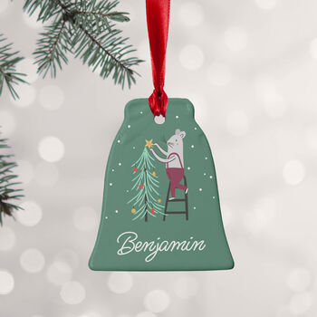 Personalised Christmas Bell Decoration, 10 of 12