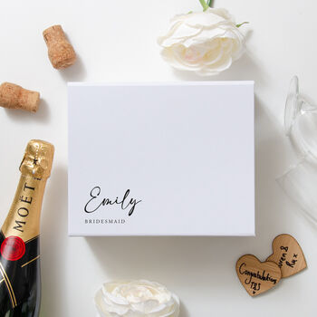 Personalised Bridesmaid Bridal Party Gift Box, 2 of 5