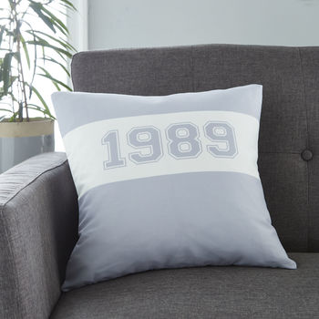 Personalised Year Cushion, 4 of 5