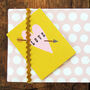 Love And Arrow Mini Greetings Card, thumbnail 1 of 5