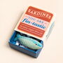 Tiny Matchbox Ceramic Sardine Token, thumbnail 1 of 3