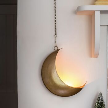Celestial Moon Hanging Planter, 2 of 5
