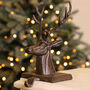 Reindeer Cast Iron Christmas Stocking Holder, thumbnail 4 of 6