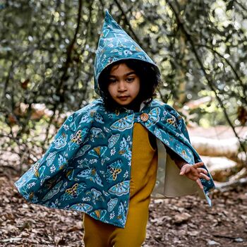 Woodland Pixie Cape, Handmade, Age Five To Six, 2 of 6