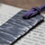Hand Forged Stripy Steel Bookmark, 11th Anniversary, thumbnail 2 of 7