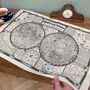 Moon Map Tea Towel, thumbnail 4 of 9