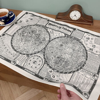 Moon Map Tea Towel, 4 of 9