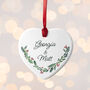 Personalised Couple's Christmas Decoration, thumbnail 6 of 11