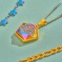 Rainbow Pentalpha Quartz Crystal Necklace, thumbnail 1 of 3