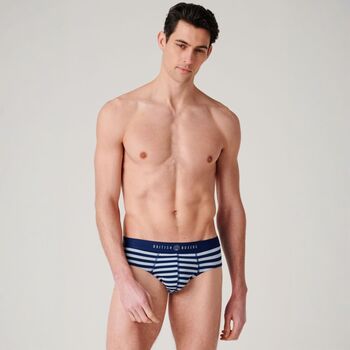 Men's 'Maritime' Four Pack Bamboo Briefs, 3 of 8