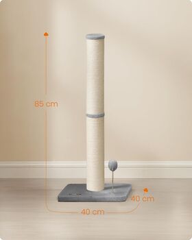 Cat Scratching Post Sisal Scratcher Tower, 2 of 7
