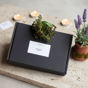 Personalised Deep Sleep Letterbox Gift – Natural Aromatherapy Sleep Box With Lavender And Amethyst, 6 of 9