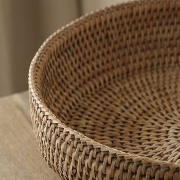 Marbury Rattan Decorative Bowl, 2 of 2