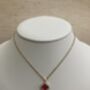 Red Clover Pendant Necklace, thumbnail 1 of 6