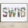 Norbury Sw16 London Illustration Print, thumbnail 1 of 5