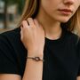 Personalised Horseshoe Metal Bracelet, thumbnail 4 of 11