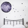 Watercolour Moon And Stars Wall Sticker, thumbnail 3 of 4