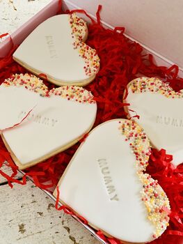 Customised Mother's Day Biscuit Hearts, 7 of 8